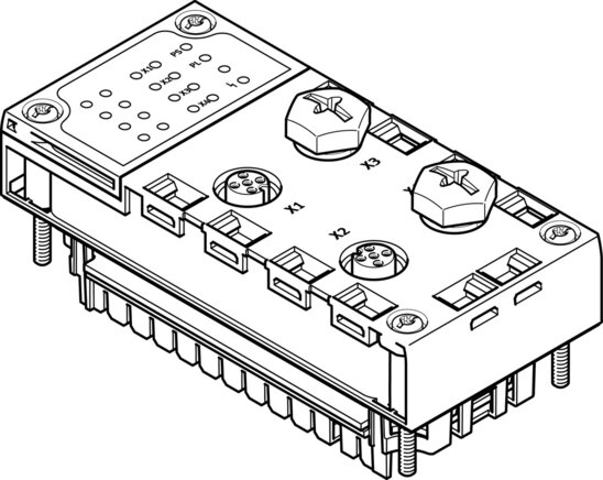 Exemplary representation: CPX-CTEL-2-M12-5POL-LK