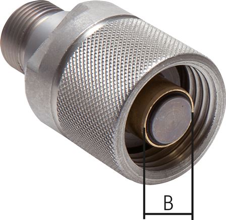 Zgleden uprizoritev: Pipework coupling with pipe connection ISO 8434-1, plug