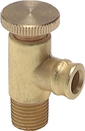 Zgleden uprizoritev: Drain and vent valve with sleeve, brass