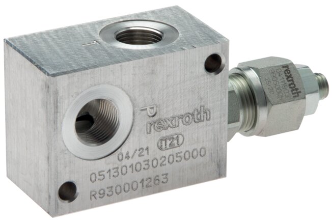 Zgleden uprizoritev: Pipe pressure relief valve (nominal flow 30 l/min)