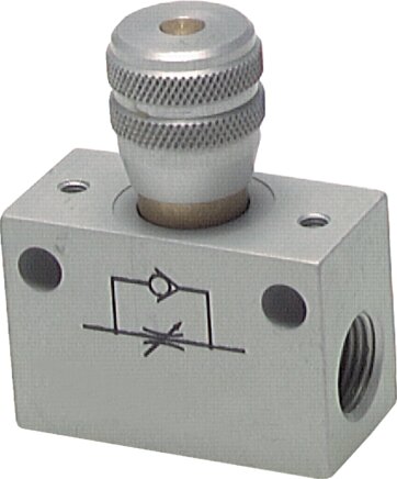 Zgleden uprizoritev: Throttle check valve (M 5 - G 1/4")