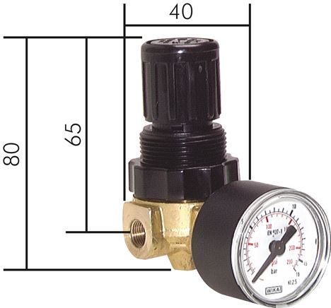 Zgleden uprizoritev: Pressure reducer for water & air - mini