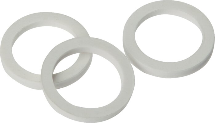 Exemplary representation: PVC sealing rings