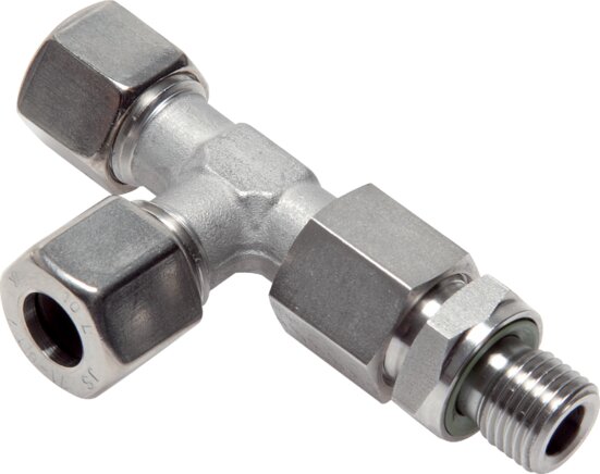 Zgleden uprizoritev: Adjustable L-screw-in fitting, 1.4571