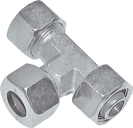 Exemplary representation: Adjustable L-connection fitting, galvanised steel