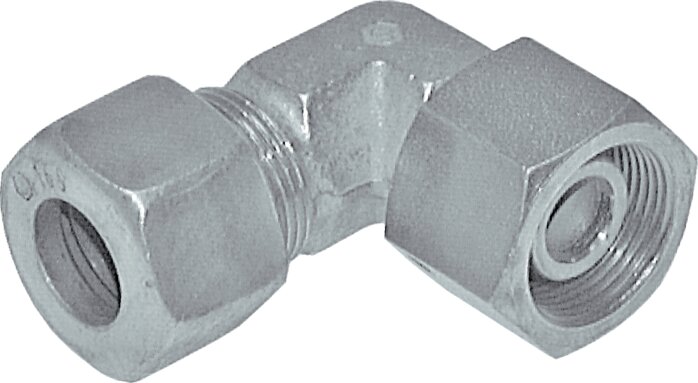 Zgleden uprizoritev: Adjustable angle connection fitting, galvanised steel