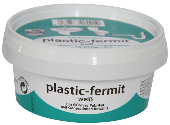 Zgleden uprizoritev: Sealing paste for hemp or flax sealing, plastic-fermit, 250g tin