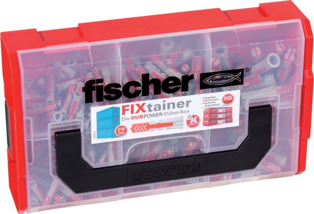 Exemplarische Darstellung: Fischer FIXtainer DUOPOWER Dübel