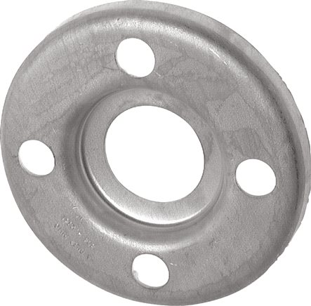 Exemplary representation: Loose flange DIN 2642, for welding neck flange discs, pressed