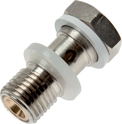 Zgleden uprizoritev: Hollow screw throttle check valve with slotted screw