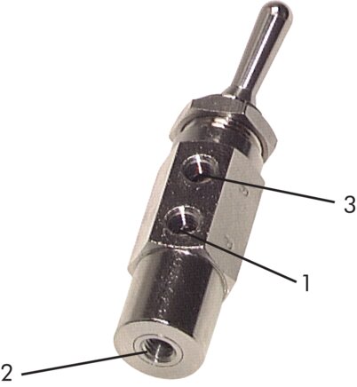 Zgleden uprizoritev: 3/2-way rocker arm valve with female thread