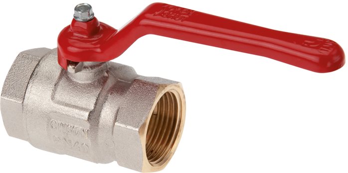 Zgleden uprizoritev: 2-part ball valve, full bore, short design, standard
