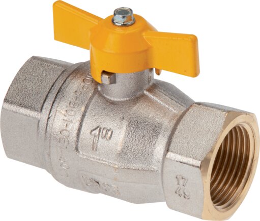Exemplary representation: DVGW ball valve with toggle handle