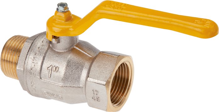 Exemplary representation: DVGW screw-in ball valve, standard