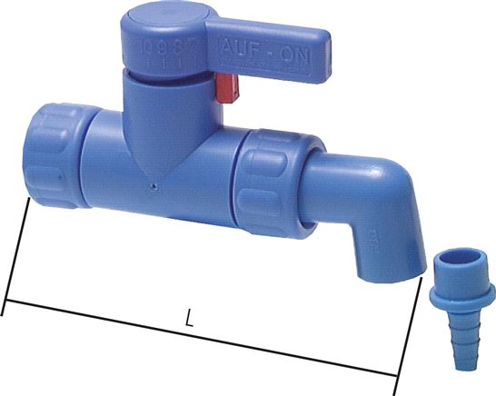 Zgleden uprizoritev: Drain tap made of plastic, drain tap