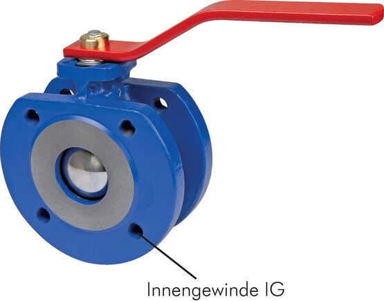 Zgleden uprizoritev: Compact flanged ball valve