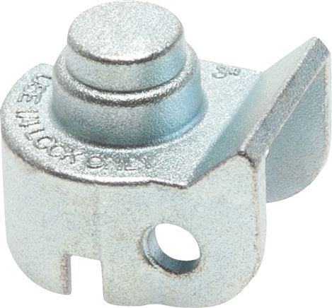 Exemplary representation: Combination handle for ball valve, lock adapter