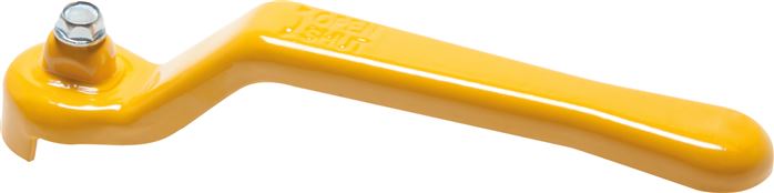Zgleden uprizoritev: Standard handle for ball valve (yellow)