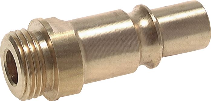 Zgleden uprizoritev: Coupling plug with male thread, brass