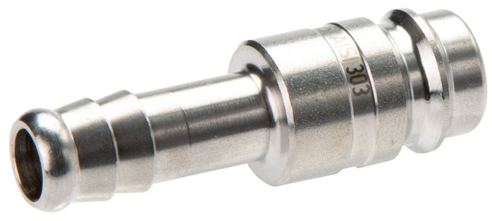 Zgleden uprizoritev: Coupling plug with grommet, stainless steel