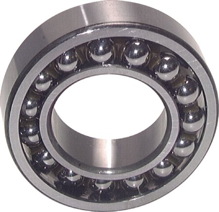Zgleden uprizoritev: Self-aligning ball bearing DIN 630, open