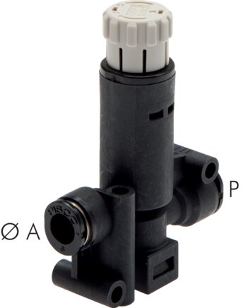 Exemplary representation: IQS pressure regulating valve hose/hose without pressure gauge