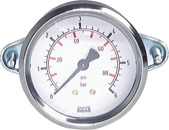 Zgleden uprizoritev: Built-in pressure gauge, 3-edged front ring