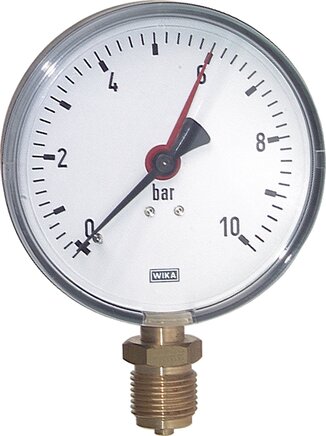Exemplary representation: Vertical pressure gauge