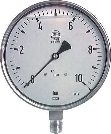 Zgleden uprizoritev: Vertical glycerine safety pressure gauge