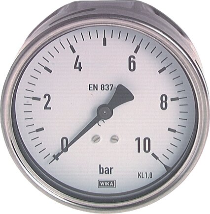 Exemplary representation: Horizontal pressure gauge