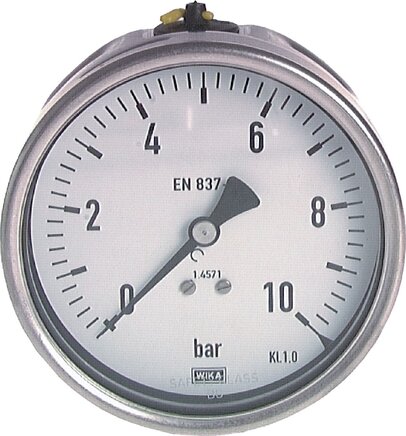 Exemplary representation: Horizontal chemical pressure gauge