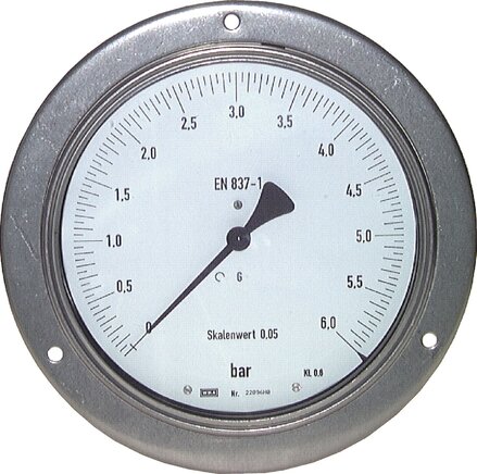 Zgleden uprizoritev: Horizontal precision pressure gauge