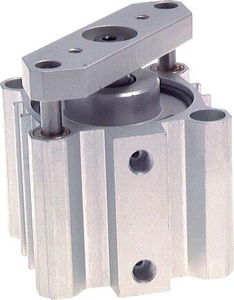 Zgleden uprizoritev: Short-stroke cylinder, double-acting with anti-rotation piston rod