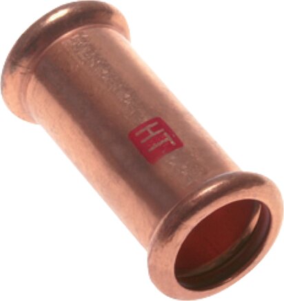 Exemplary representation: Sliding sleeve with internal press end (for repairs) Copper / copper alloy