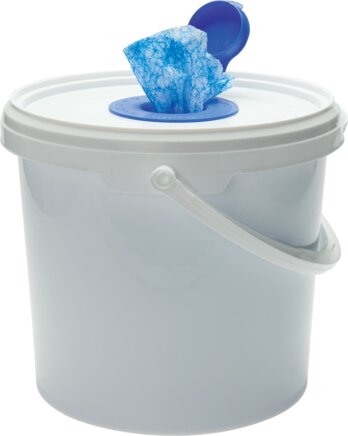 Zgleden uprizoritev: Cleaning rags, blue (dispenser bucket)