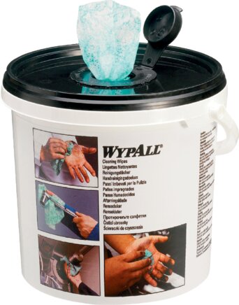 Zgleden uprizoritev: WYPALL cleaning rags (dispenser bucket)