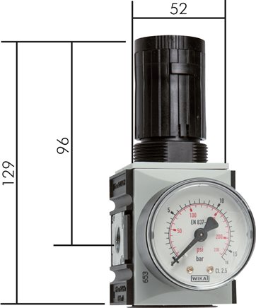 Zgleden uprizoritev: Pressure regulators & precision pressure regulators - Futura series 1