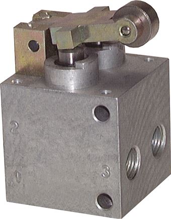 Zgleden uprizoritev: 5/2-way roller lever valve