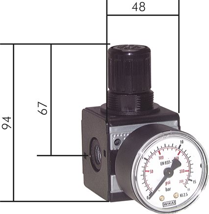 Zgleden uprizoritev: Pressure regulators & precision pressure regulators - Multifix series 1