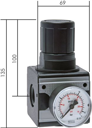Zgleden uprizoritev: Pressure regulators & precision pressure regulators - Multifix series 2