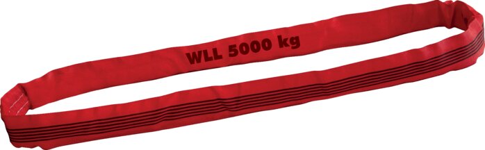 Exemplarische Darstellung: Rundschlinge (WLL 5000 kg)