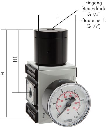 Zgleden uprizoritev: Pressure regulator, remote-controlled (volume booster) - Futura series 1