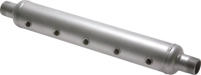 Zgleden uprizoritev: Stainless steel manifold strip, double-sided (heavy duty)