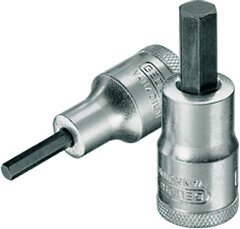 Zgleden uprizoritev: Screwdriver bit socket for hexagon socket screws (DIN 7422)