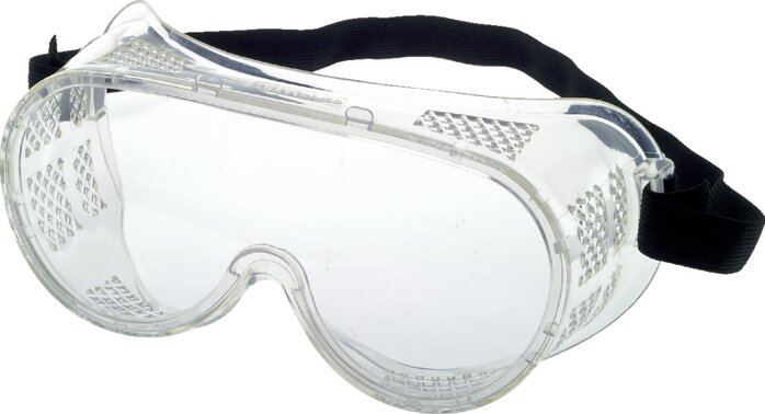 Zgleden uprizoritev: Full-vision goggles with direct ventilation
