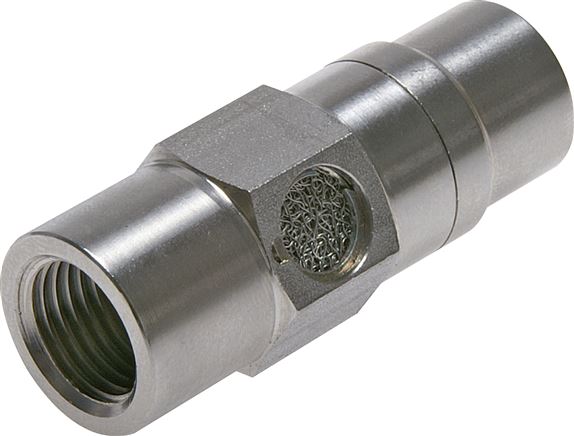 Zgleden uprizoritev: Compact quick-exhaust valve of stainless steel