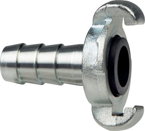Zgleden uprizoritev: Compressor coupling with grommet & locking collar, galvanised steel, NBR seal