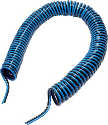 Zgleden uprizoritev: Polyurethane duo-spiral hose (2-fold)