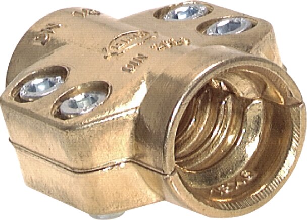 Zgleden uprizoritev: matching clamping shell, brass