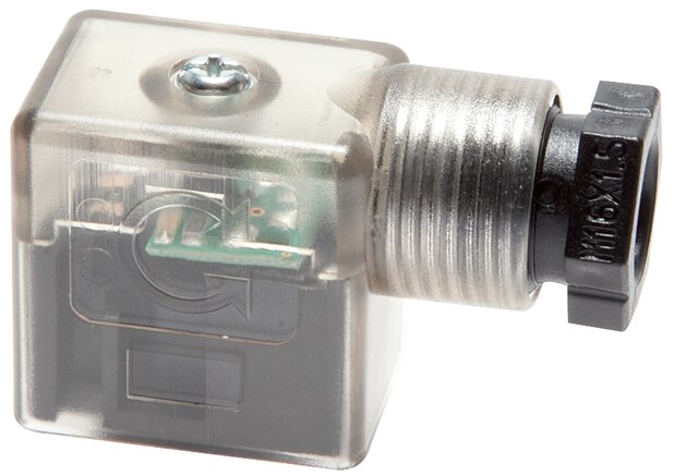 Zgleden uprizoritev: Standard plug for solenoid coil, plug size 1